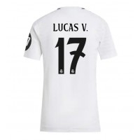 Maglie da calcio Real Madrid Lucas Vazquez #17 Prima Maglia Femminile 2024-25 Manica Corta